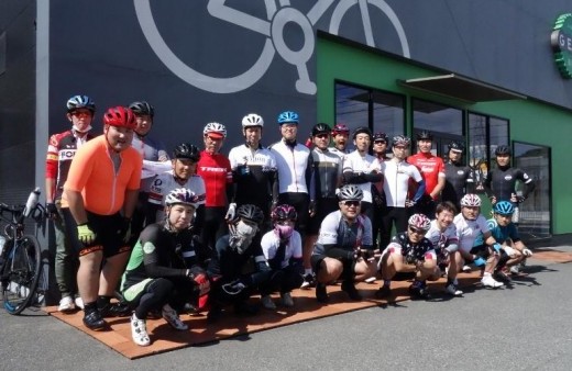 気持ちのいいシーズンです 5/20(日)のショップライド