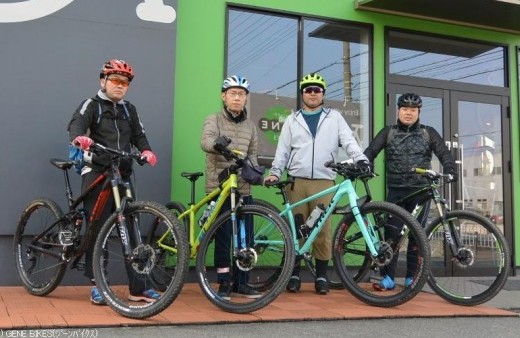 ワイルドに山を駆け抜ける　1月20日(土)MTBライド