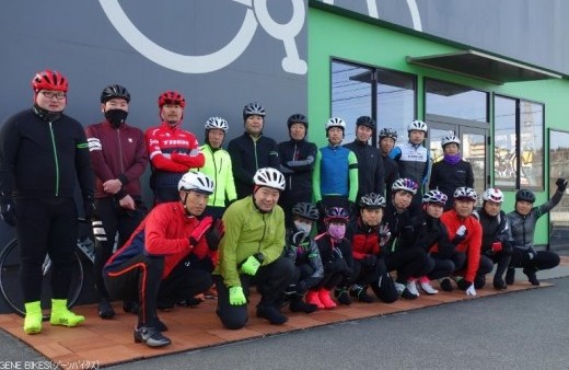 走り初め 1/7(日)のショップライド